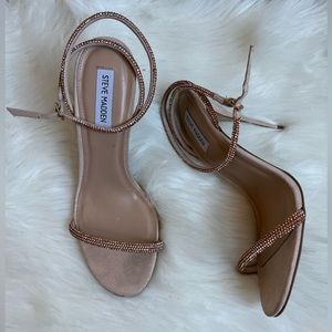 Steve Madden Breslin, Rhinestone Ankle Strap Heel